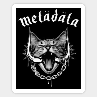 Metadata Snaggletooth Sticker